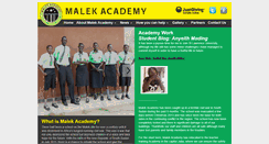 Desktop Screenshot of malekacademy.com